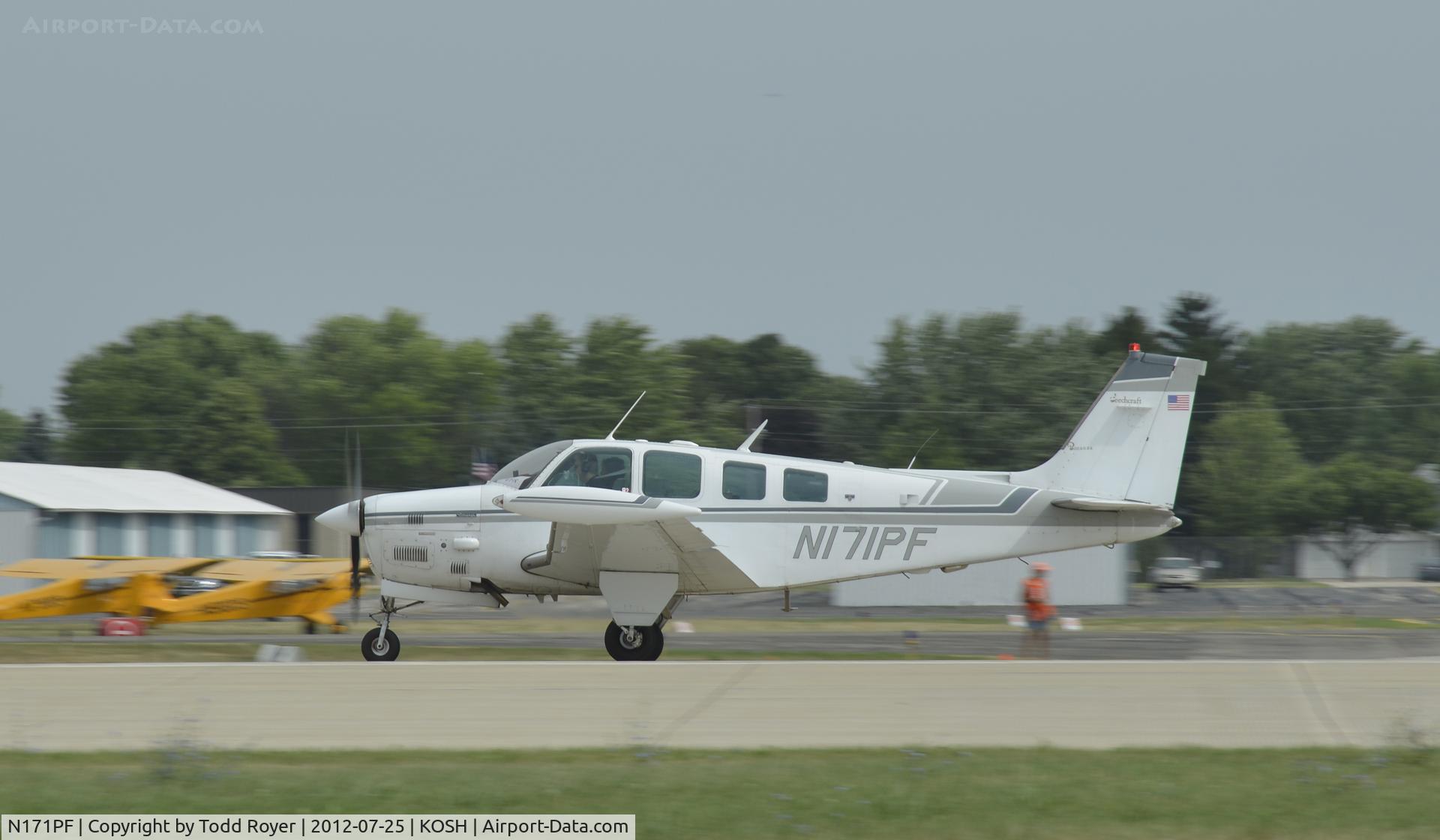 N171PF, 1980 Beech A36TC Bonanza 36 C/N EA-164, Airventure 2012