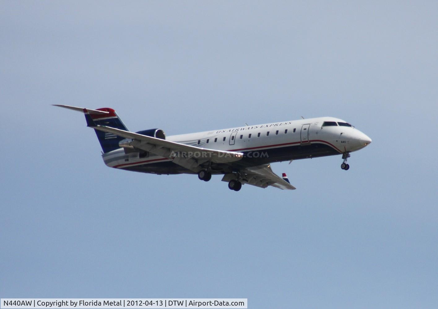 N440AW, 2003 Bombardier CRJ-200LR (CL-600-2B19) C/N 7766, US Airways CRJ