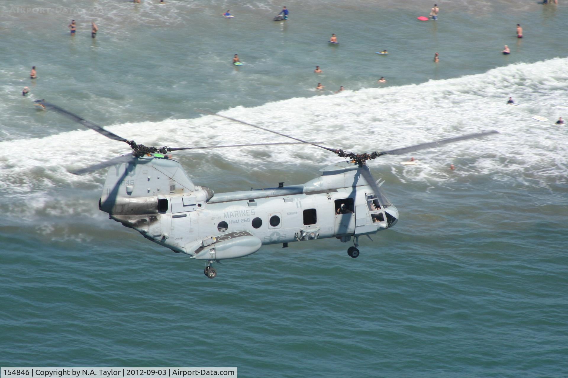 154846, Boeing Vertol CH-46F Sea Knight C/N 2453, HMM-268 from Camp Pendelton
