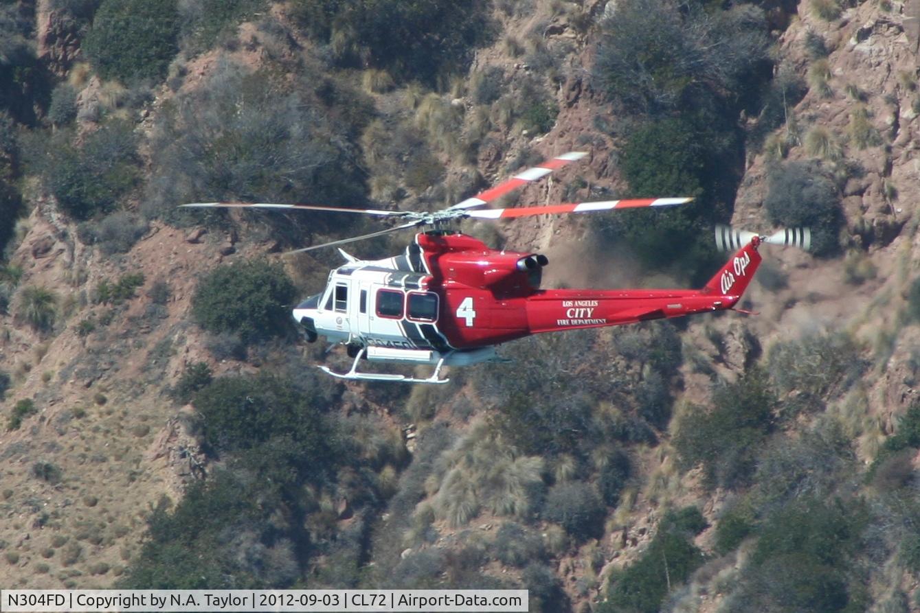 N304FD, 1999 Bell 412EP C/N 36229, Approaching Malibu