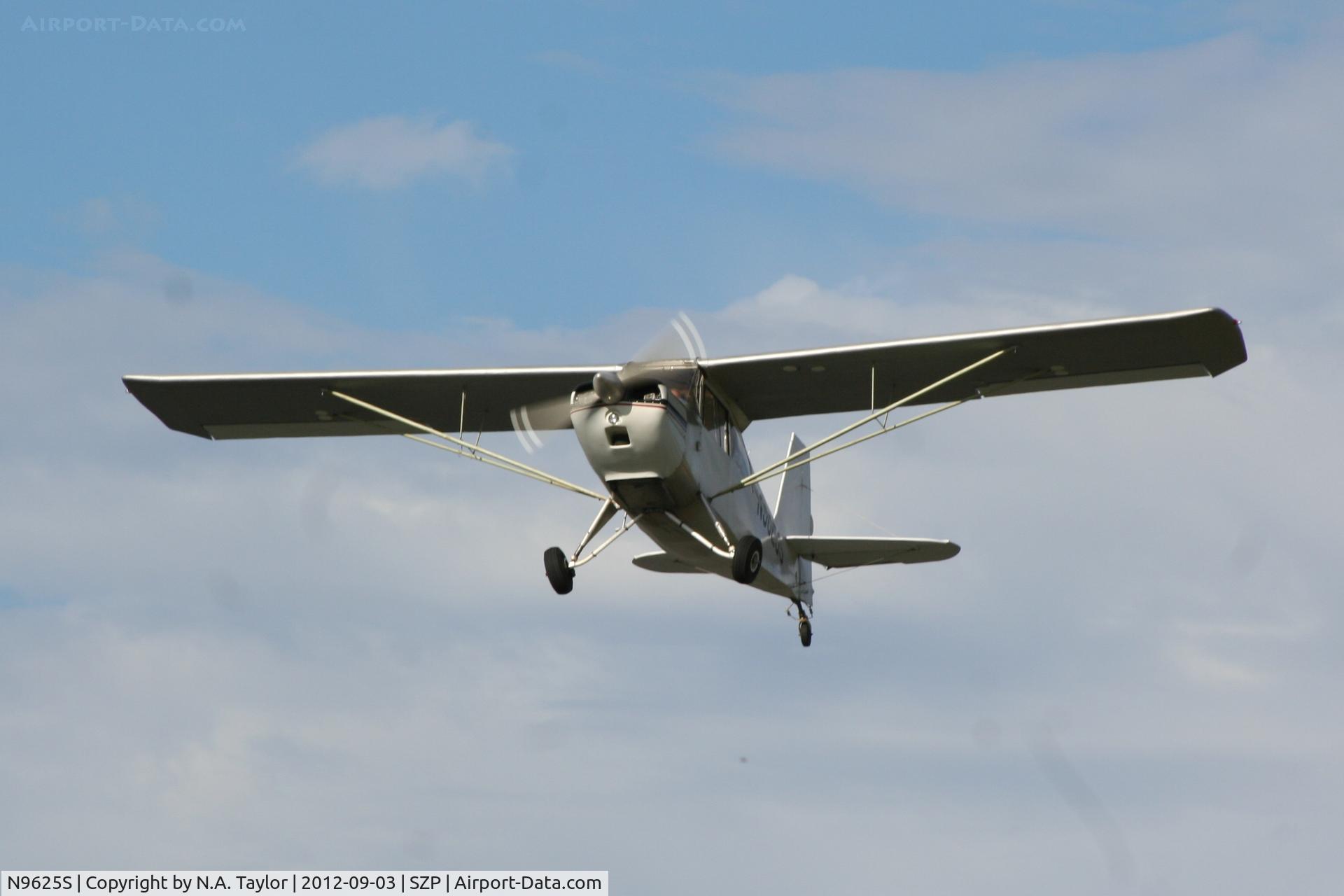 N9625S, 1966 Champion 7GCAA Citabria C/N 57, Taking off RWY 22