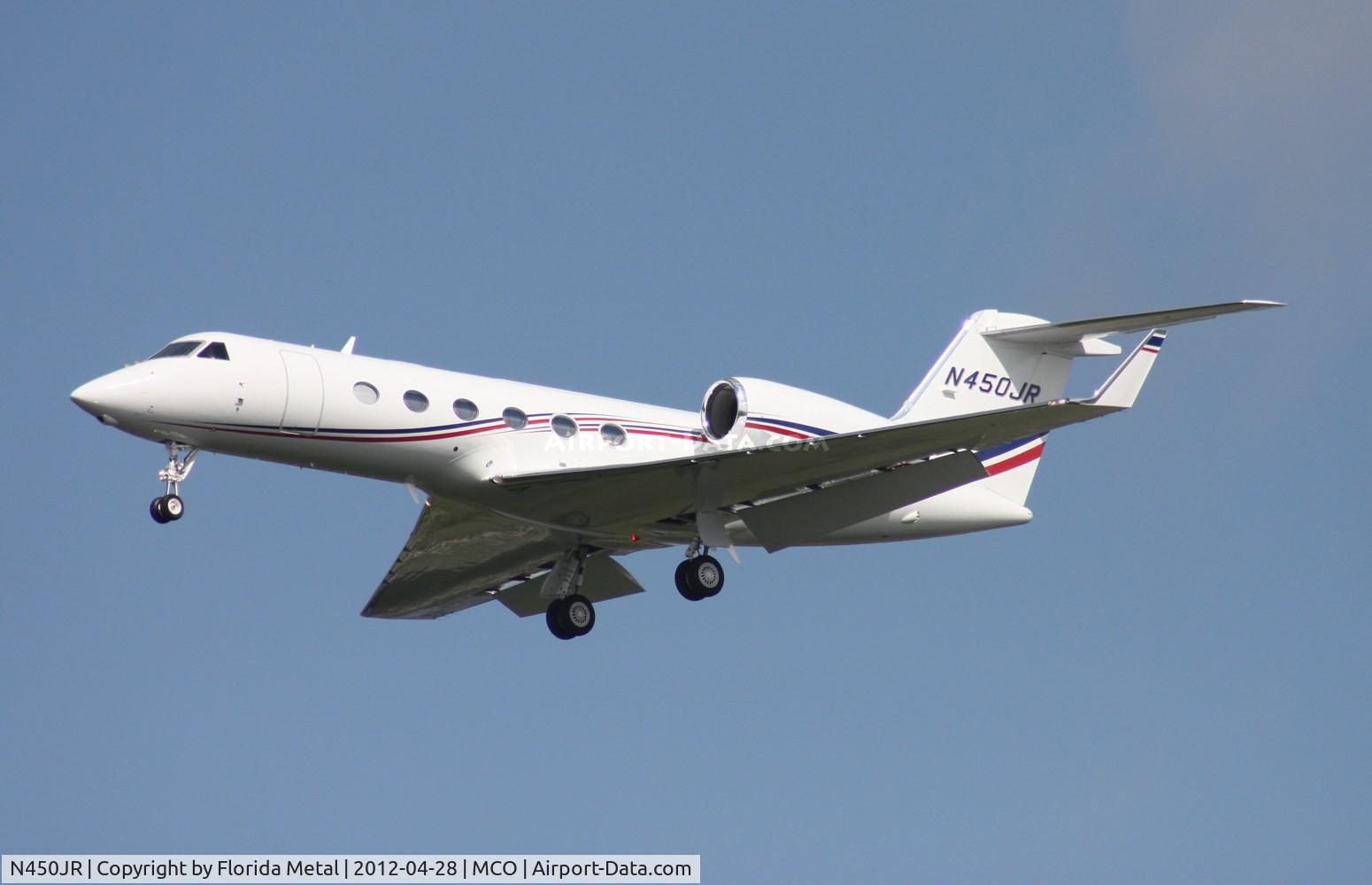 N450JR, 2011 Gulfstream Aerospace GIV-X (G450) C/N 4218, Gulfstream 450