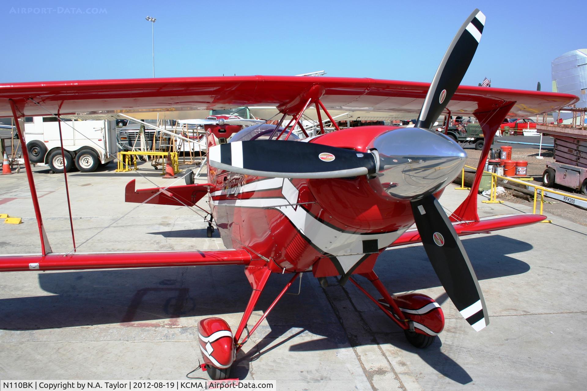 N110BK, 2007 Aviat Pitts S-2C Special C/N 6077, Camarillo Airshow 2012