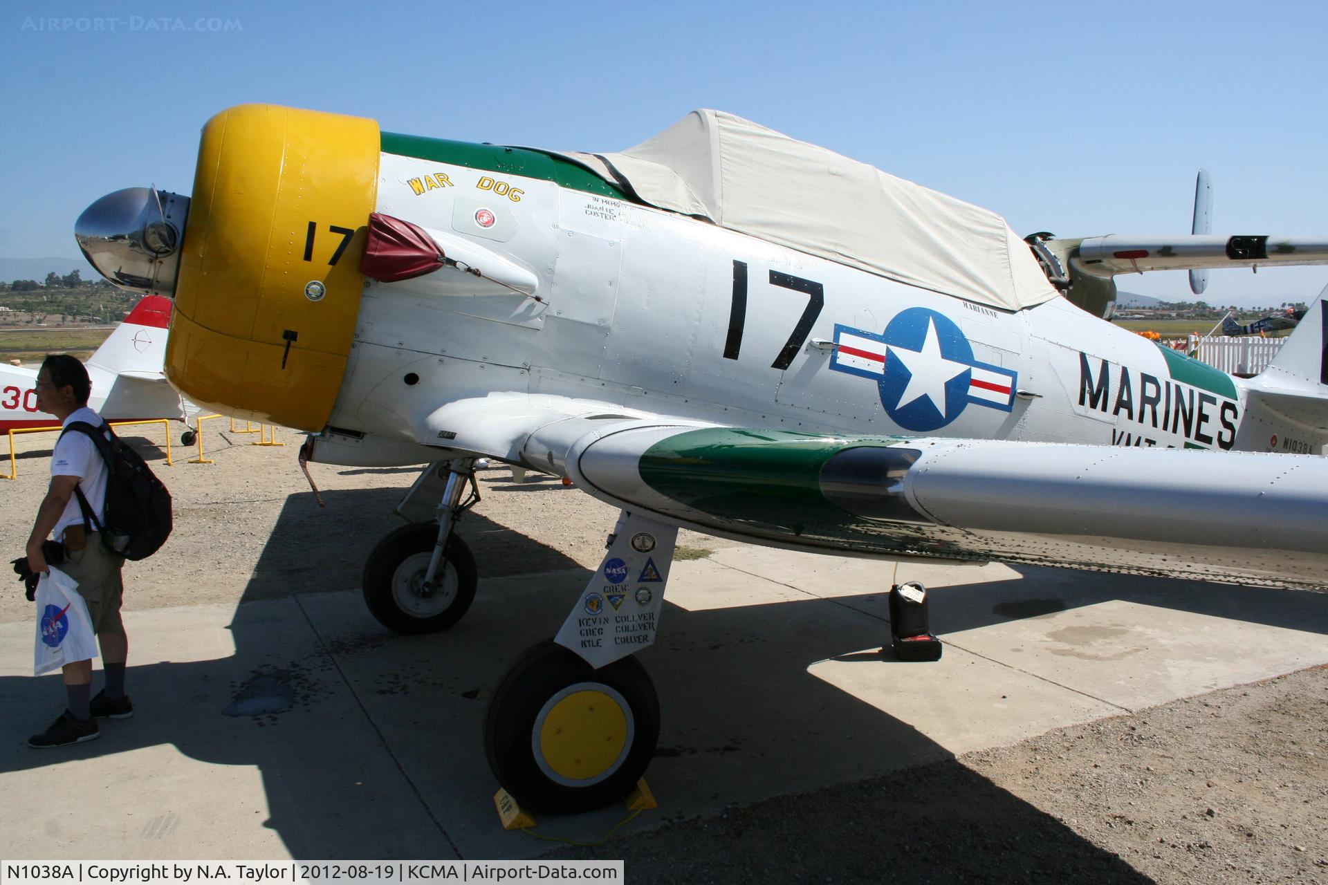 N1038A, 1944 North American SNJ-5 Texan C/N 90917 (121-41633), Camarillo Airshow 2012
