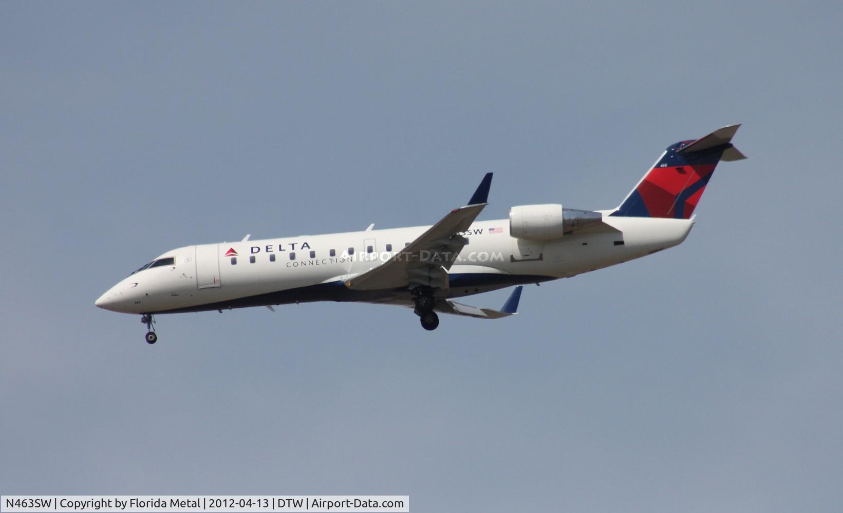 N463SW, 2003 Bombardier CRJ-200LR (CL-600-2B19) C/N 7820, Skywest CRJ