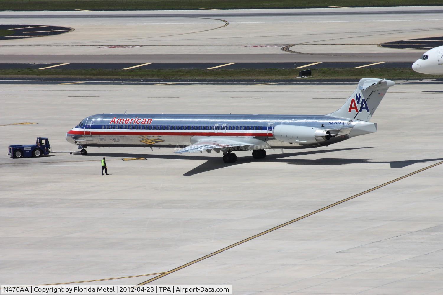 N470AA, 1988 McDonnell Douglas MD-82 (DC-9-82) C/N 49600, American MD-82