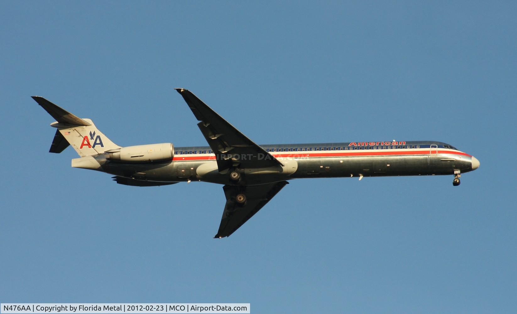 N476AA, 1988 McDonnell Douglas MD-82 (DC-9-82) C/N 49651, American MD-82