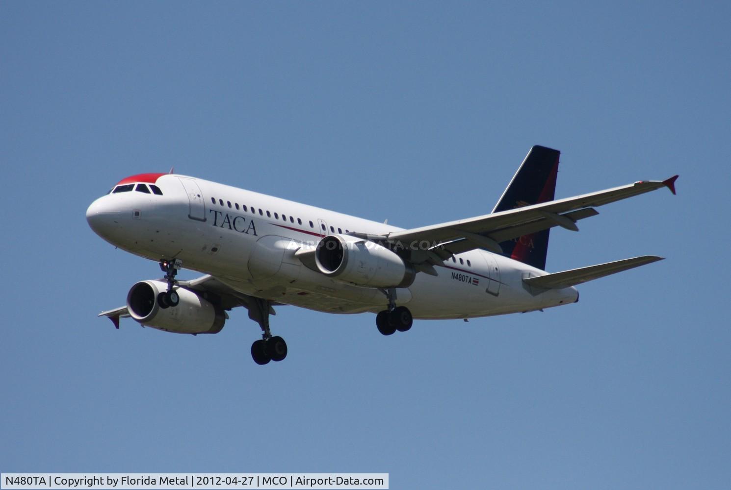 N480TA, 2007 Airbus A319-132 C/N 3057, Taca A319