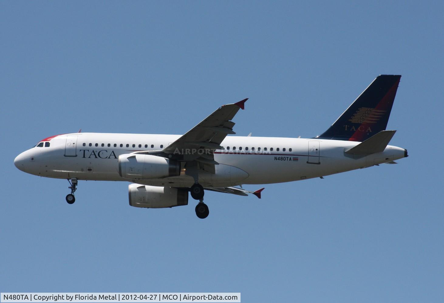 N480TA, 2007 Airbus A319-132 C/N 3057, Taca A319