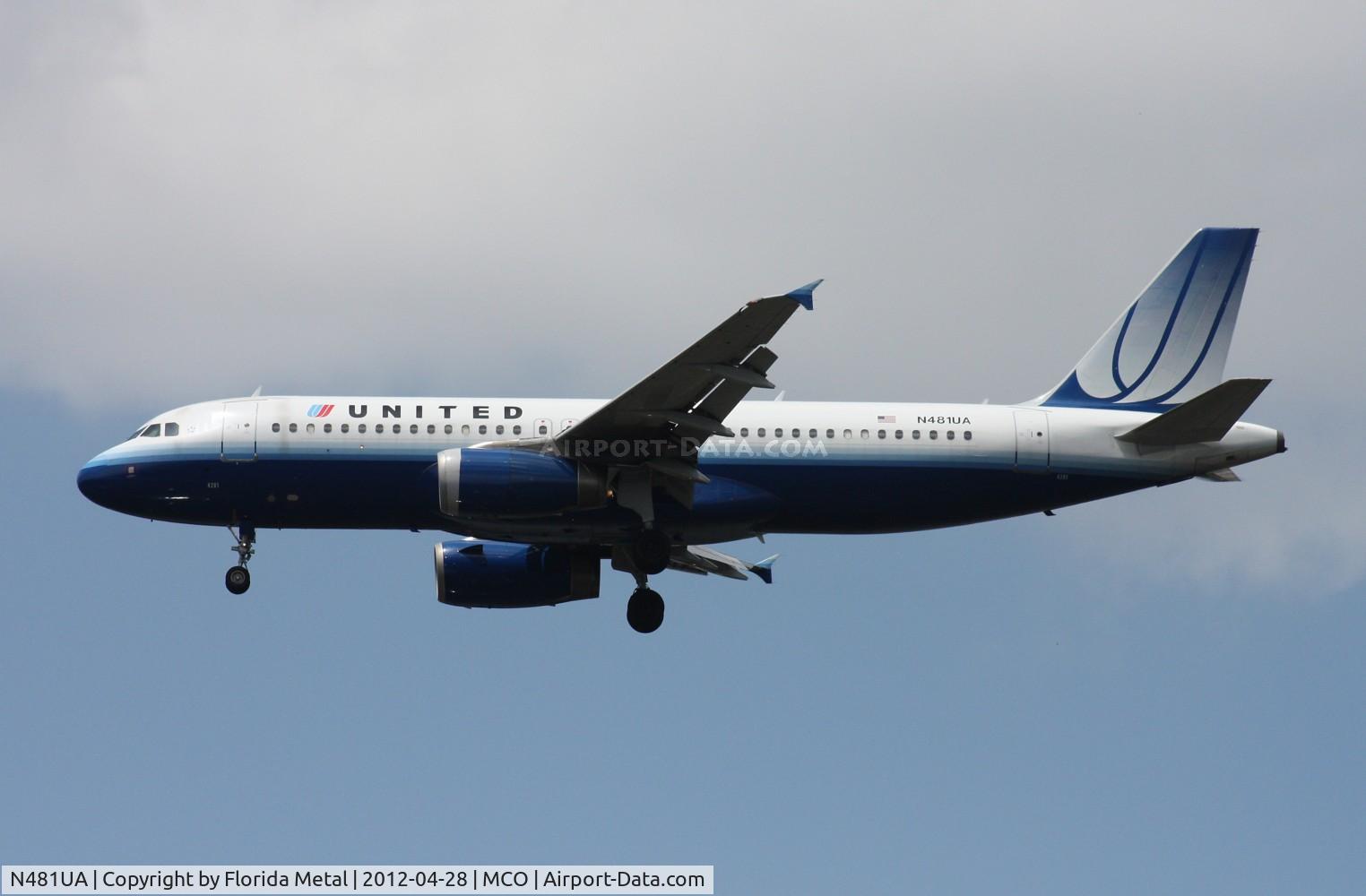 N481UA, 2001 Airbus A320-232 C/N 1559, United A320