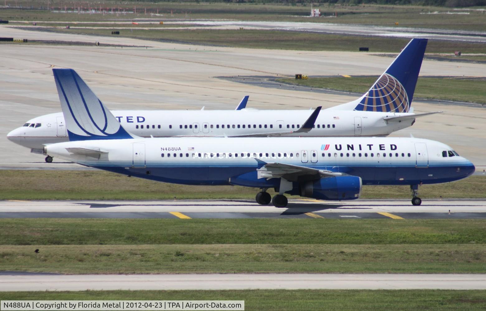N488UA, 2001 Airbus A320-232 C/N 1680, United A320