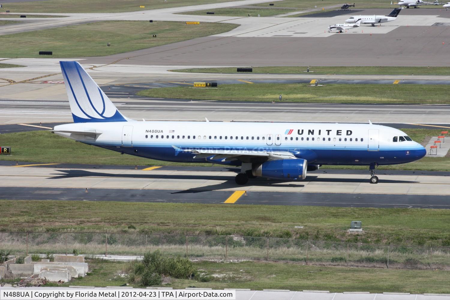 N488UA, 2001 Airbus A320-232 C/N 1680, United A320