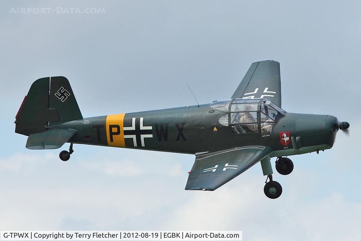 G-TPWX, 1966 Heliopolis Gomhouria Mk.6 (Bu-181) C/N 183, 1944 Bucker BU181C BESTMANN, 