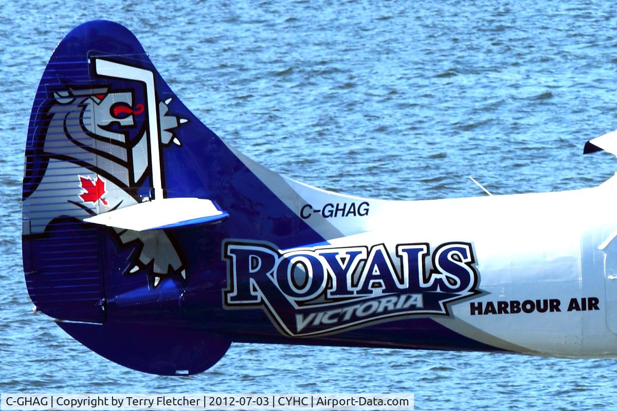C-GHAG, 1957 De Havilland Canada DHC-3 Turbo Otter C/N 214, Tail logo on 1957 De Havilland Canada DHC-3 Turbo Otter, c/n: 214