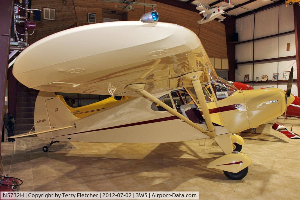 N5732H, 1949 Piper PA-16 Clipper C/N 16-346, 1949 Piper PA-16, c/n: 16-346