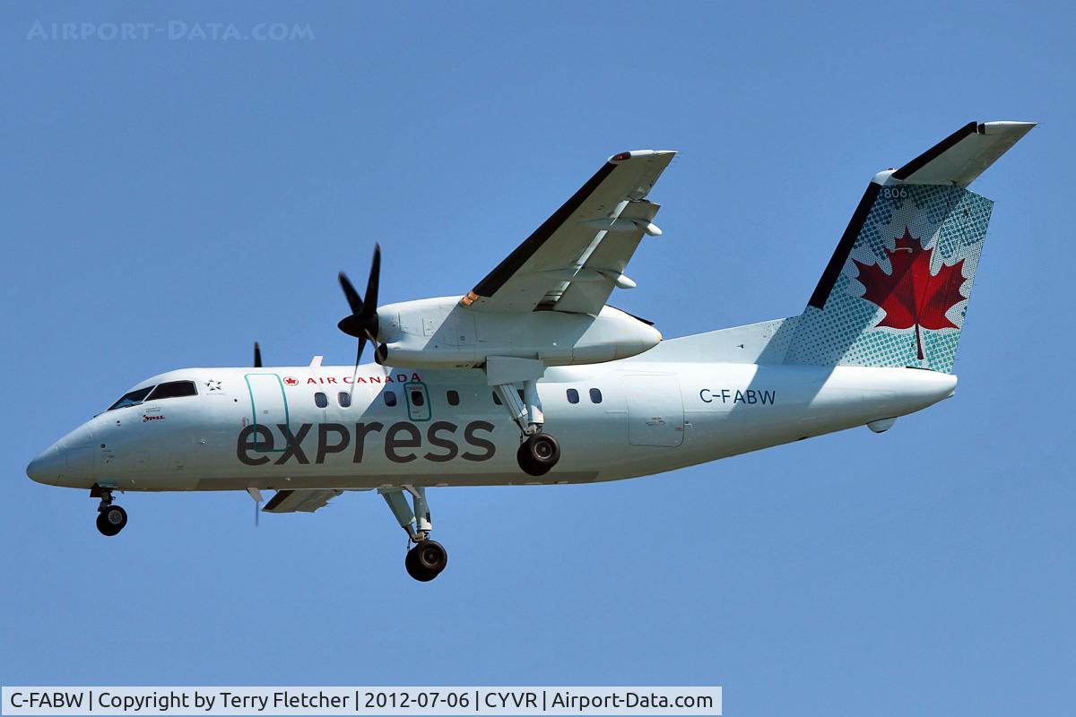 C-FABW, 1988 De Havilland Canada DHC-8-102 Dash 8 C/N 097, 1988 De Havilland Canada DHC-8-102, c/n: 097