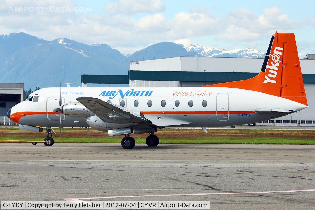 C-FYDY, 1968 Hawker Siddeley HS.748 Series 2A C/N 1661, Air North 1968 Hawker Siddeley HS 748 Series 2A, c/n: 1661