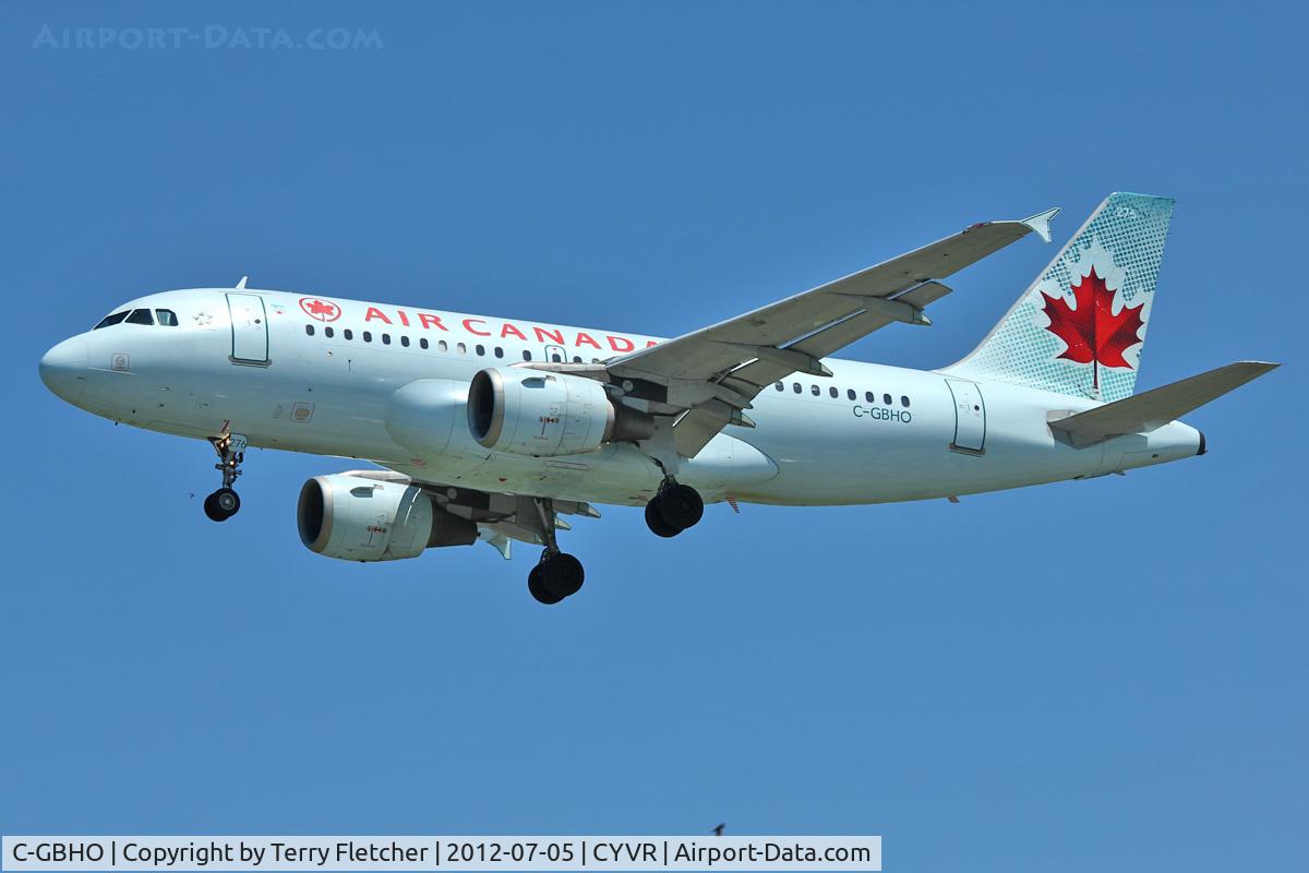 C-GBHO, 1998 Airbus A319-114 C/N 779, 1998 Airbus A319-114, c/n: 779