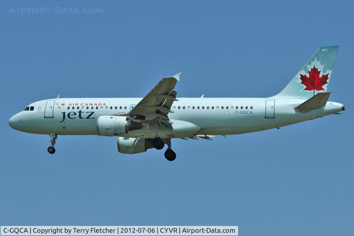 C-GQCA, 1991 Airbus A320-211 C/N 210, 1991 Airbus A320-211, c/n: 210