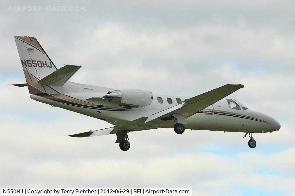 N550HJ, 1981 Cessna 550 Citation II C/N 550-0269, 1981 Cessna 550, c/n: 550-0269 at BFI