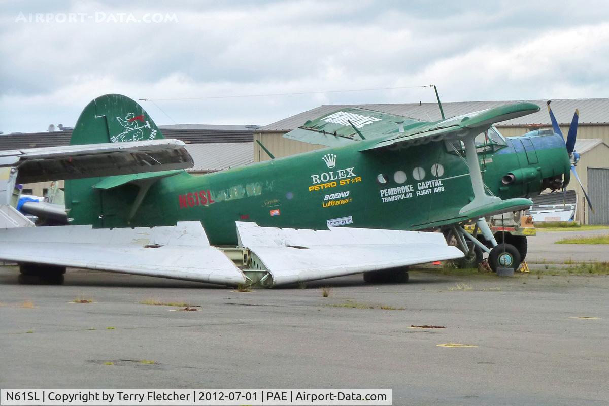 N61SL, 1977 Antonov An-2 C/N 1G17527, 1977 Antonov AN-2, c/n: 1G17527 at Seattle Museum of Flight Restoration Centre at Everett