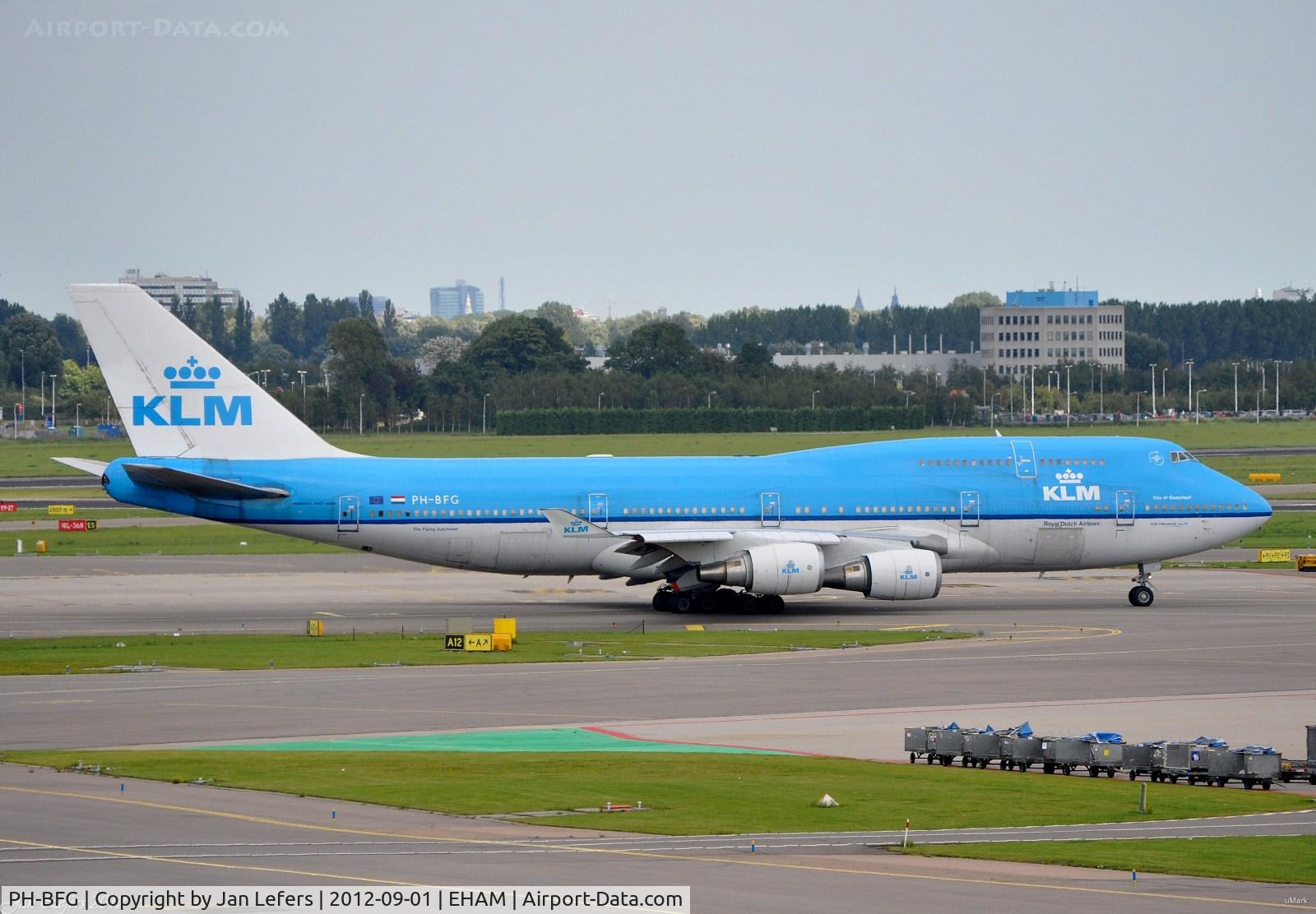 PH-BFG, 1990 Boeing 747-406 C/N 24517, KLM Boeing