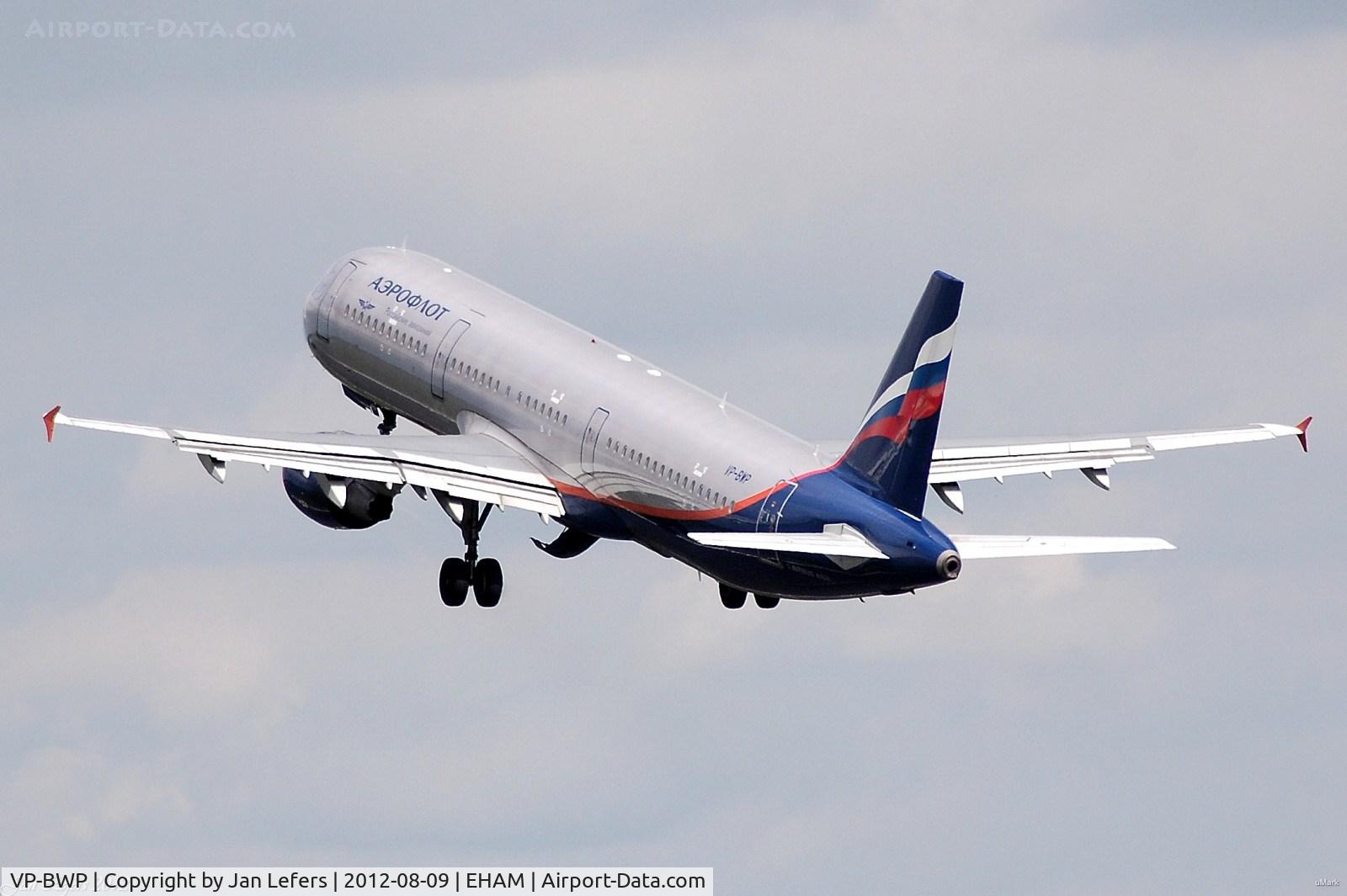 VP-BWP, 2004 Airbus A321-211 C/N 2342, Aeroflot