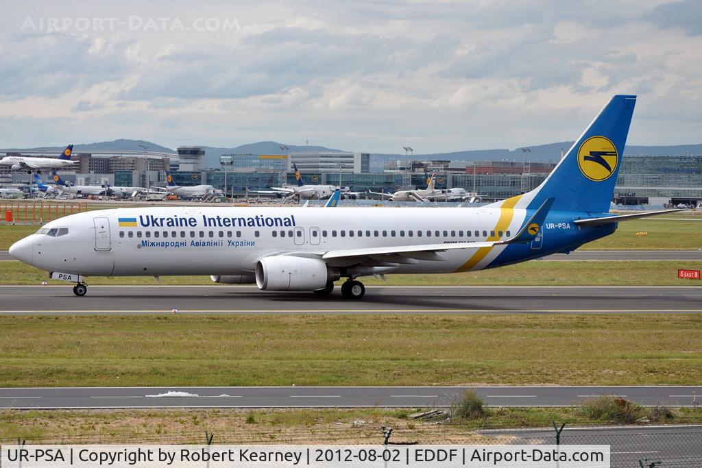 UR-PSA, 2009 Boeing 737-8HX C/N 29658, Taxiing around for departure