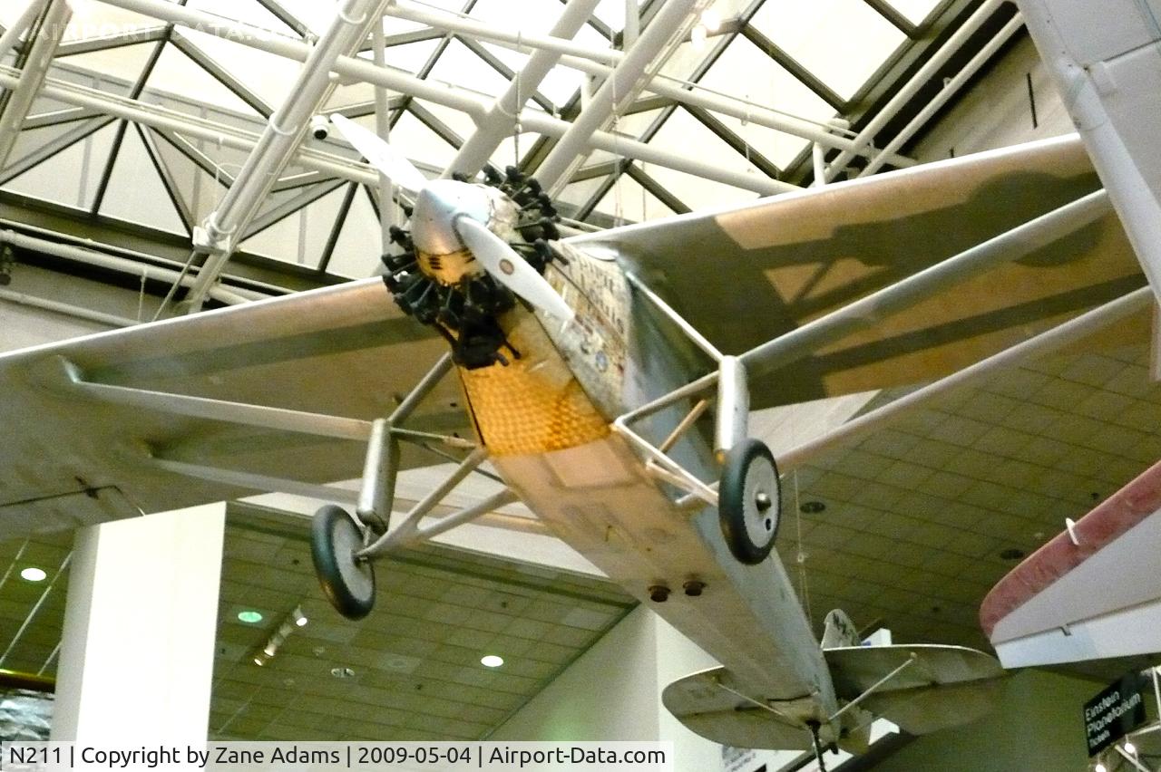 N211, 1927 Ryan NYP C/N 1, National Air and Space Museum - Photo by Hunter Adams