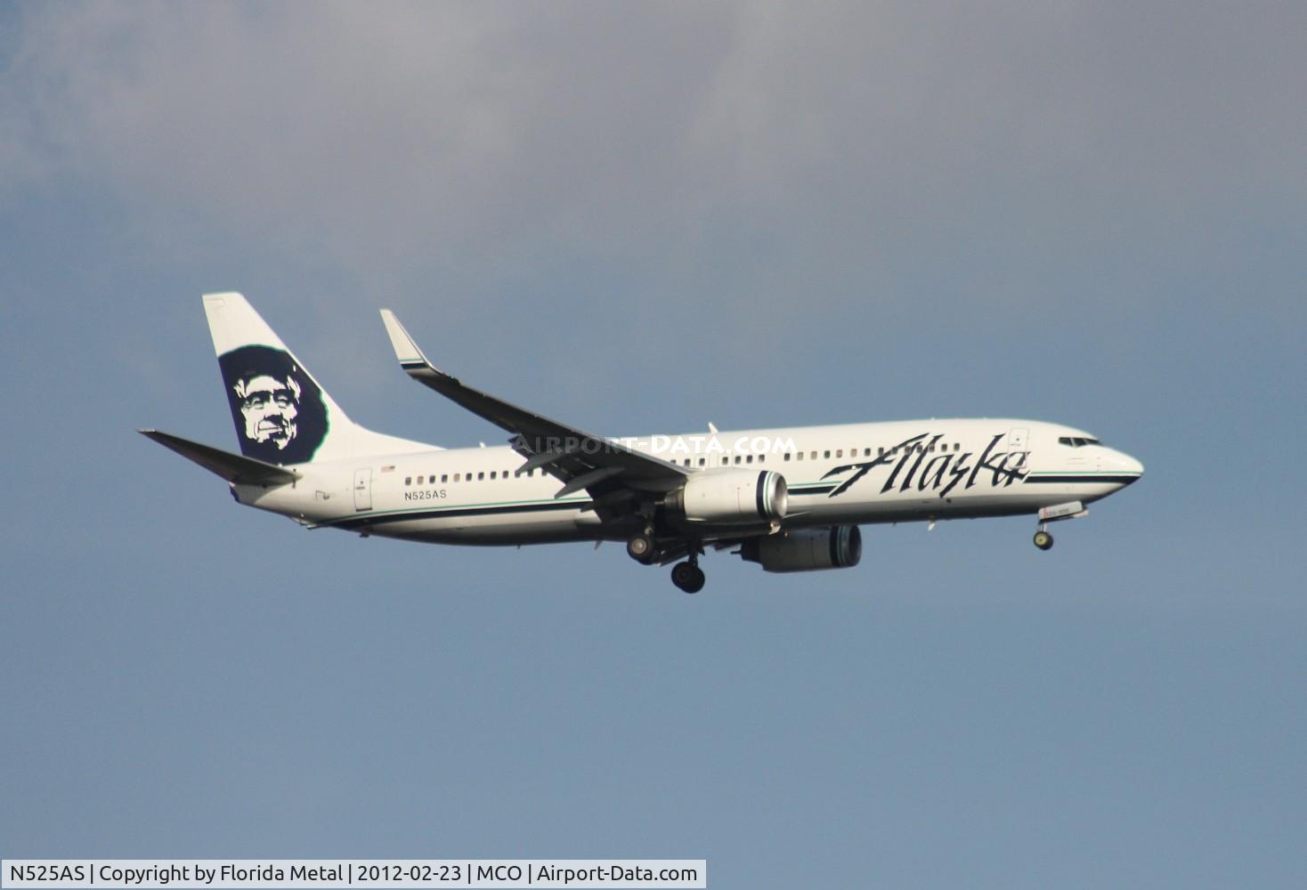 N525AS, 2009 Boeing 737-890 C/N 35692, Alaska 737-800
