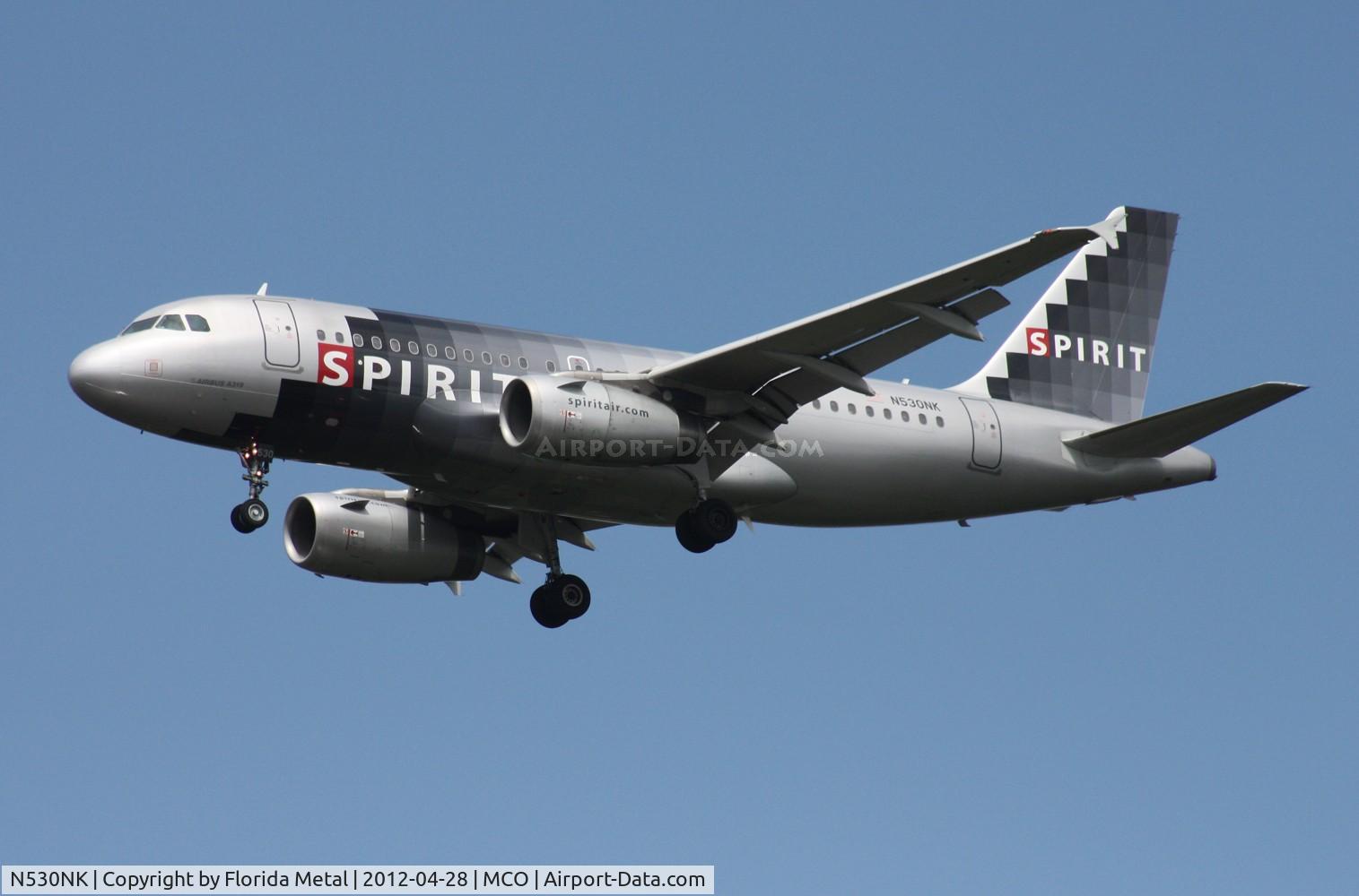N530NK, 2007 Airbus A319-132 C/N 3017, Spirit A319