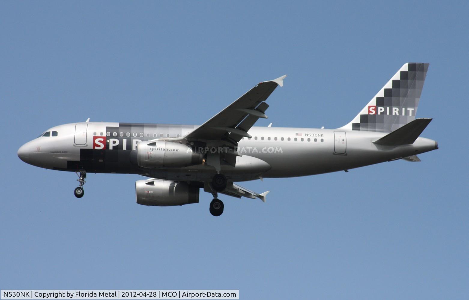 N530NK, 2007 Airbus A319-132 C/N 3017, Spirit A319