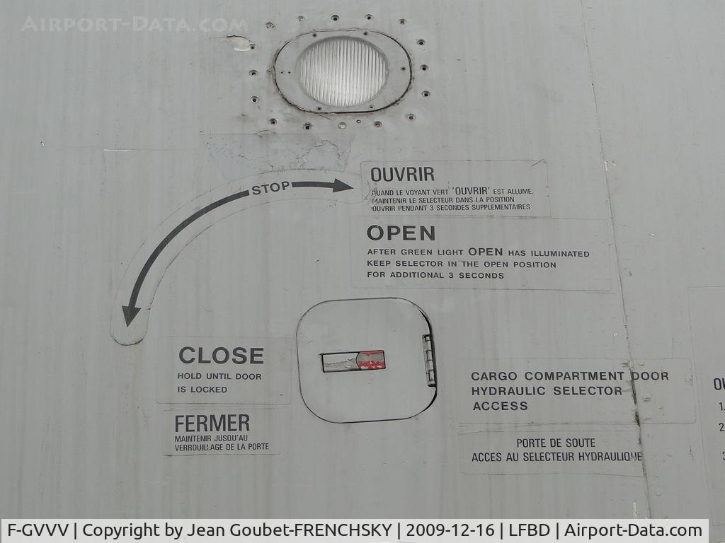 F-GVVV, 1979 Airbus A300B4-103 C/N 069, ex Air Togo cargo door
