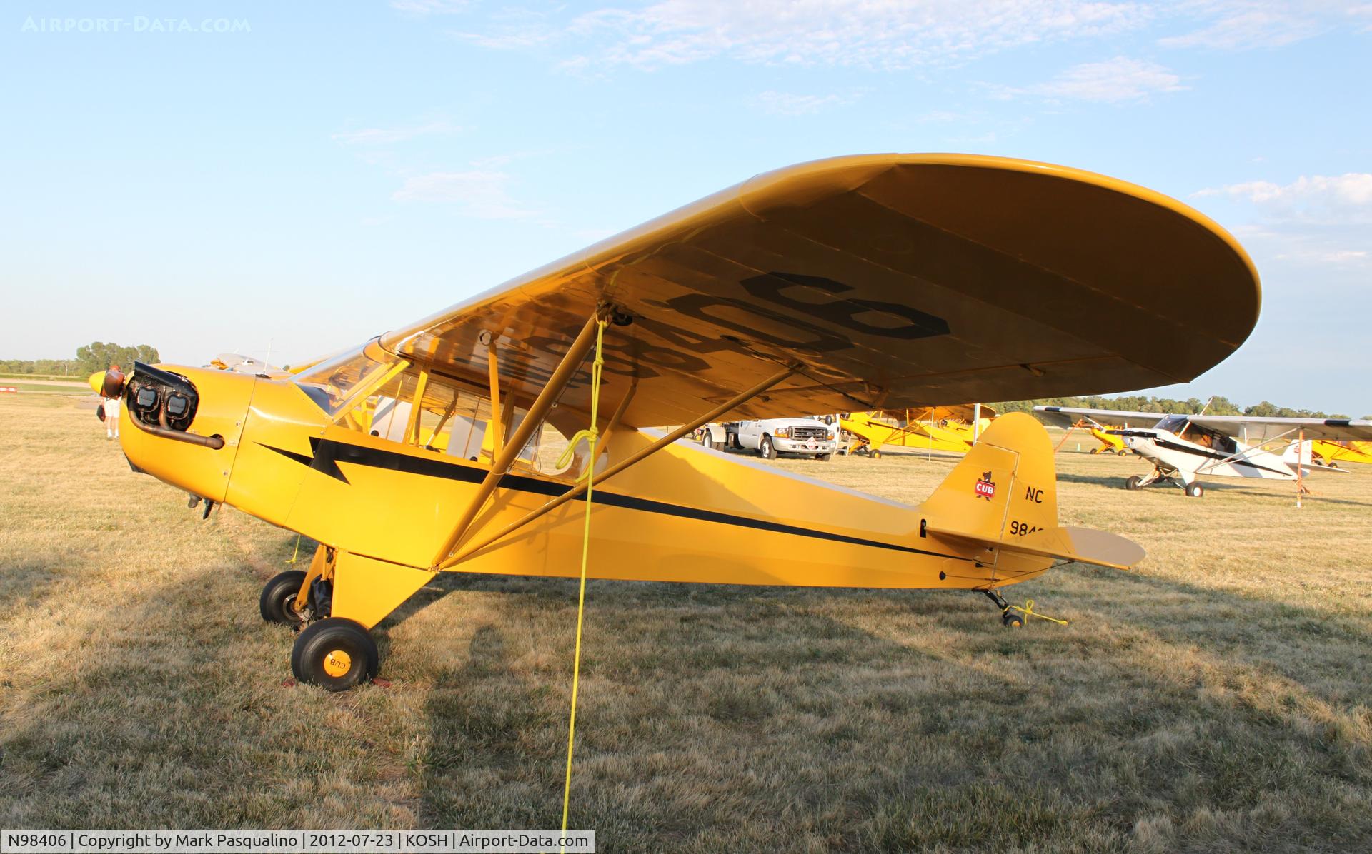 N98406, 1946 Piper J3C-65 Cub Cub C/N 18593, Piper J3C-65