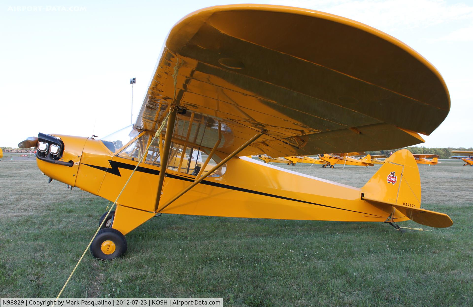 N98829, 1946 Piper J3C-65 Cub Cub C/N 19075, Piper J3C-65