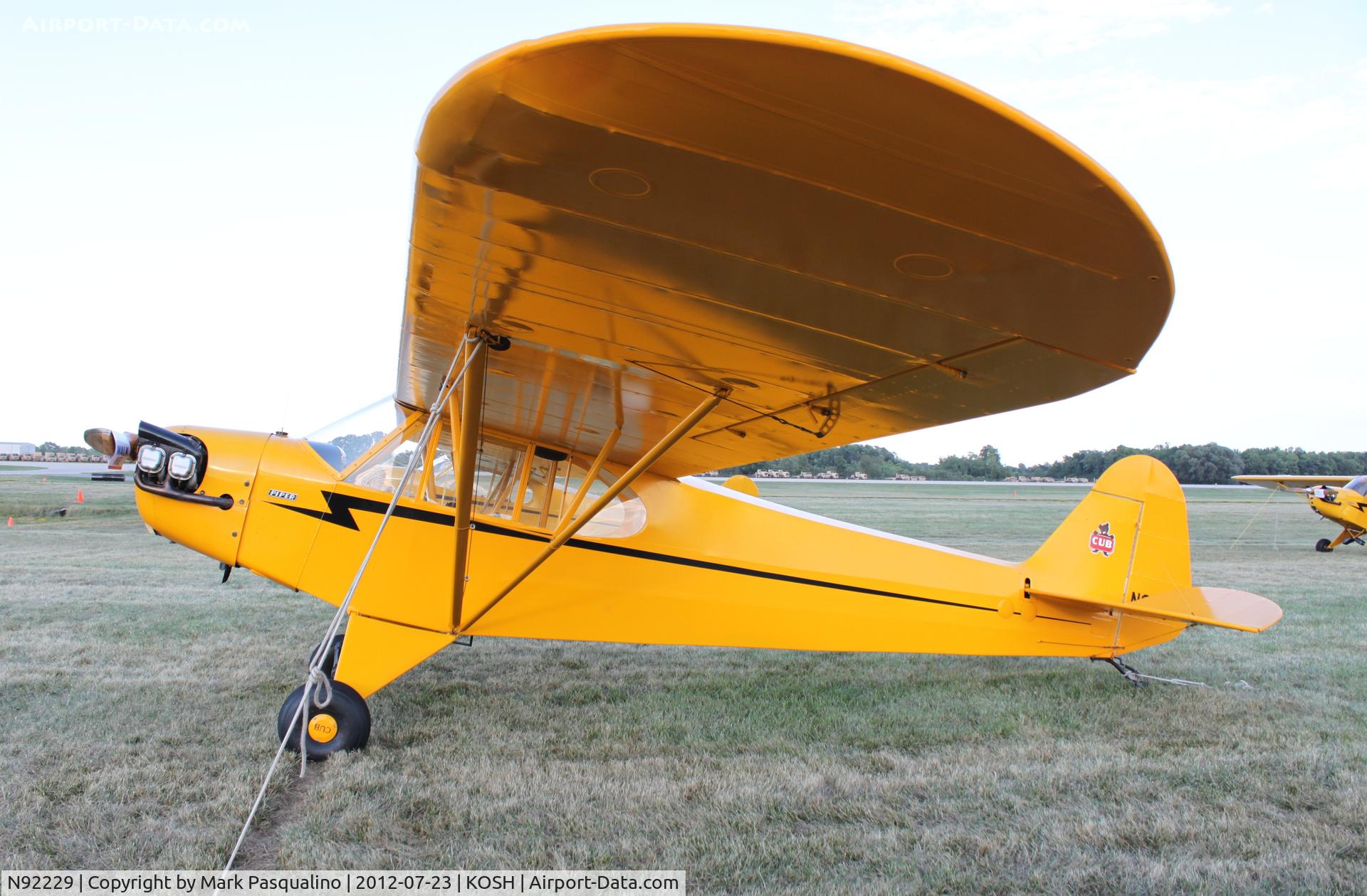 N92229, 1946 Piper J3C-65 Cub C/N 16674, Piper J3C-65