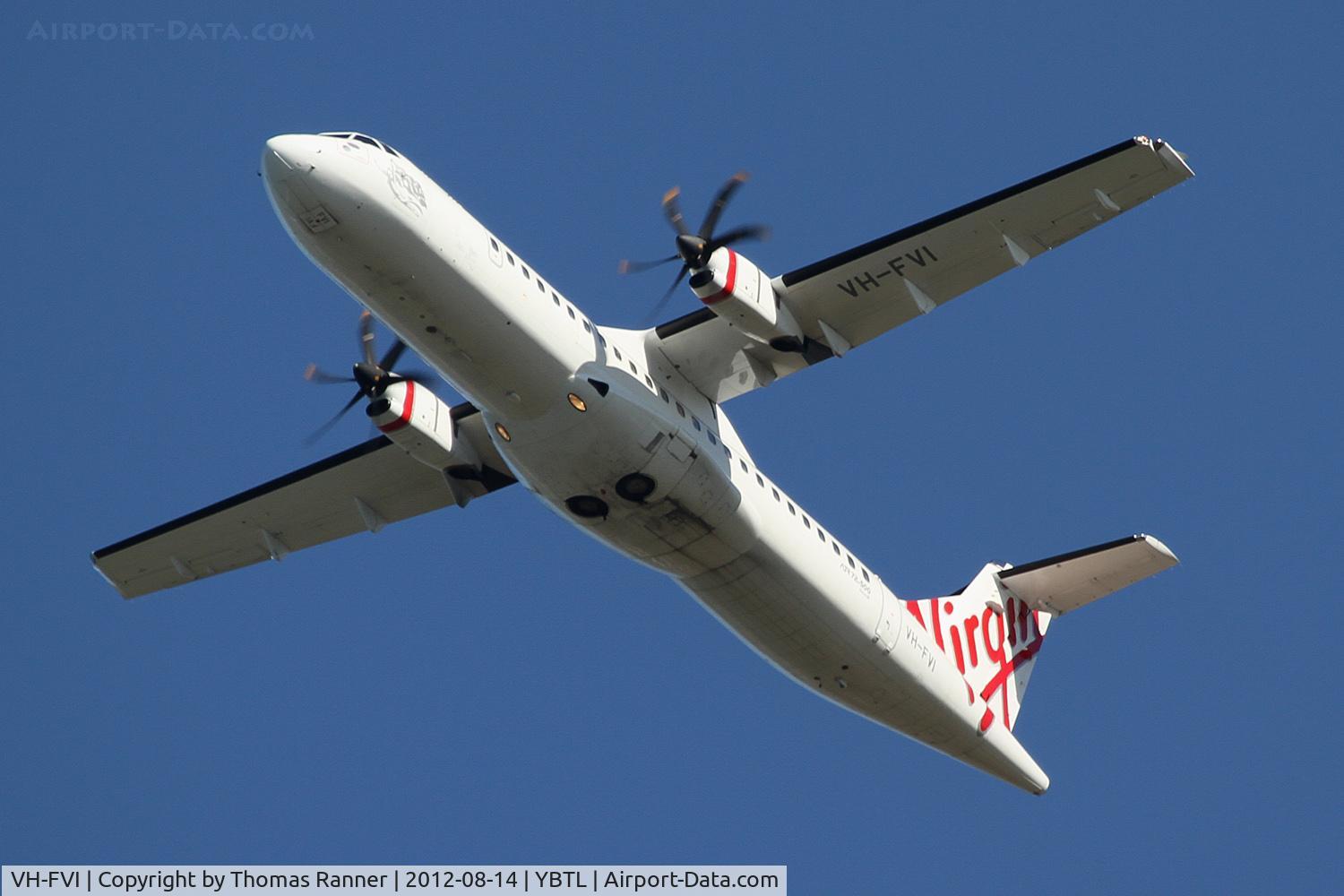 VH-FVI, 2011 ATR 72-212A C/N 955, Virgin Australia ATR 72