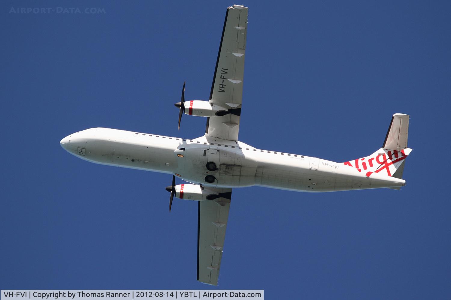 VH-FVI, 2011 ATR 72-212A C/N 955, Virgin Australia ATR 72