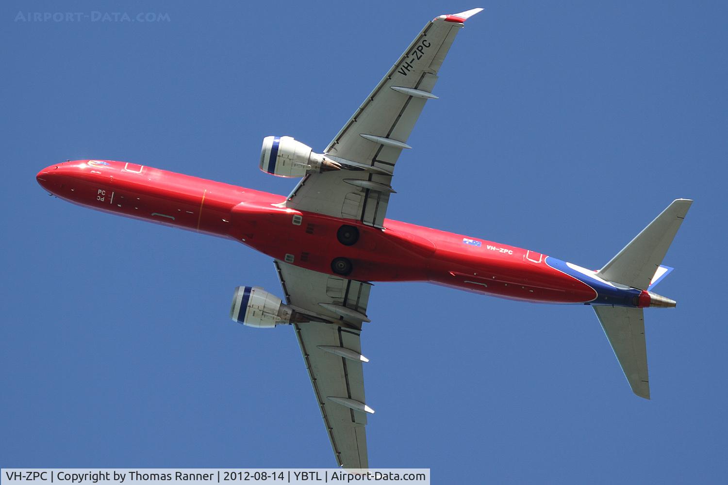 VH-ZPC, 2008 Embraer 190AR (ERJ-190-100IGW) C/N 19000170, Virgin Australia Embraer 190