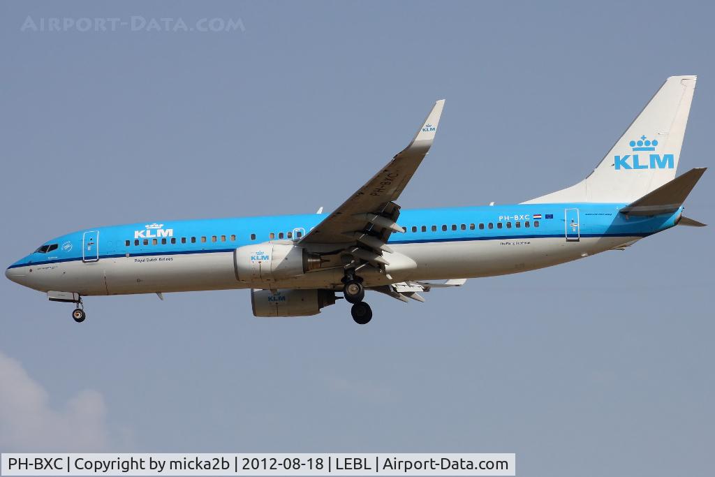 PH-BXC, 1999 Boeing 737-8K2 C/N 29133, Landing