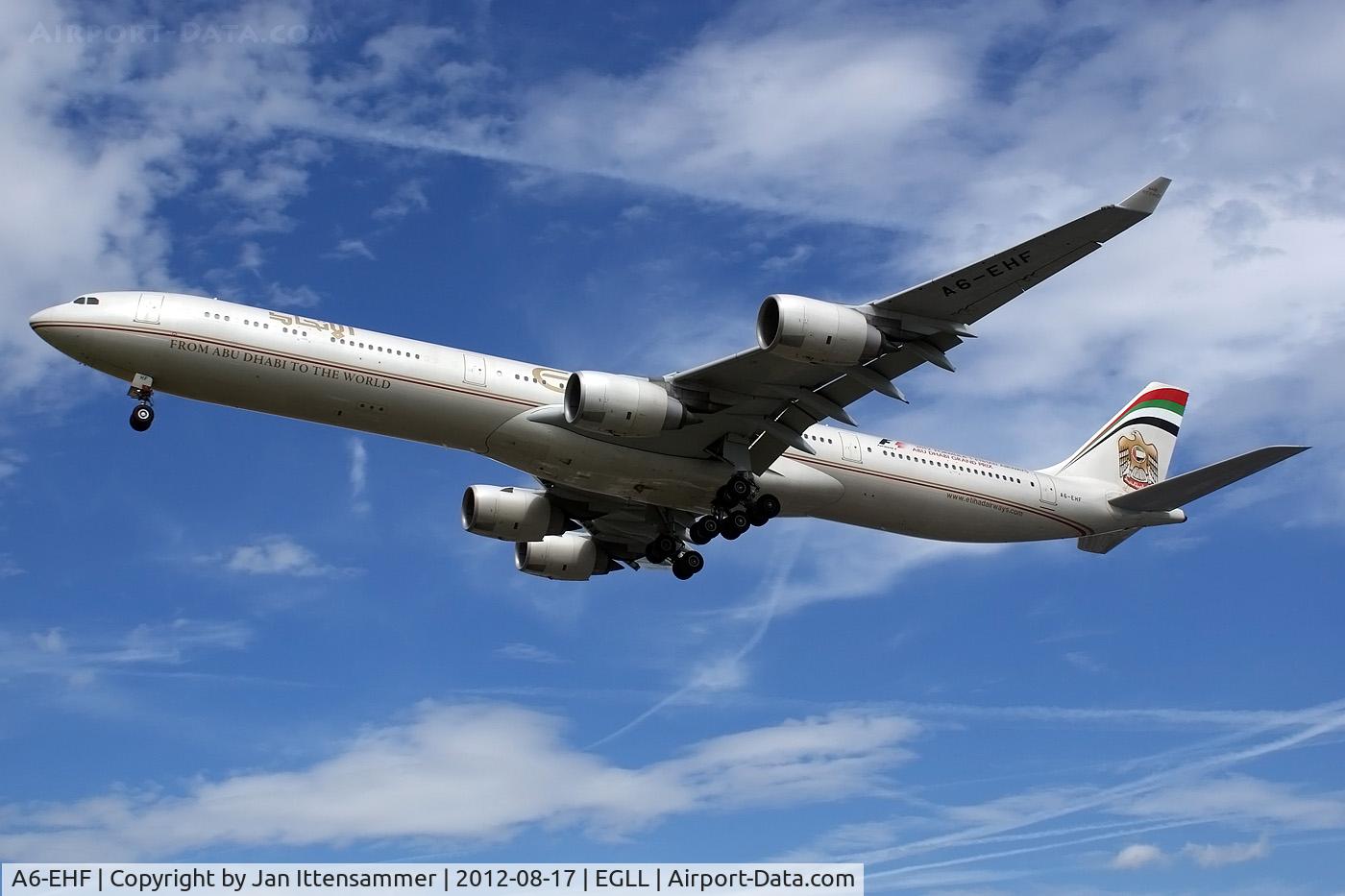 A6-EHF, 2007 Airbus A340-642X C/N 837, a6-ehfq