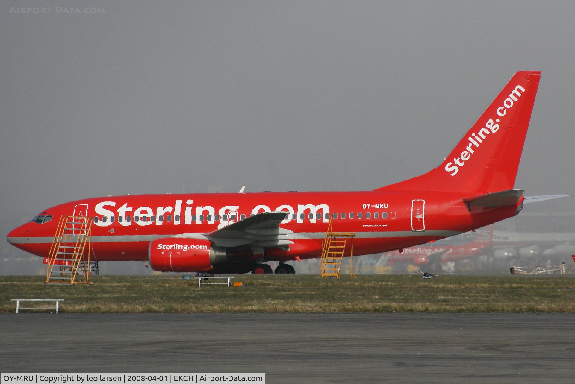 OY-MRU, 1999 Boeing 737-73S C/N 29079, Copenhagen Kastrup 1.4.08