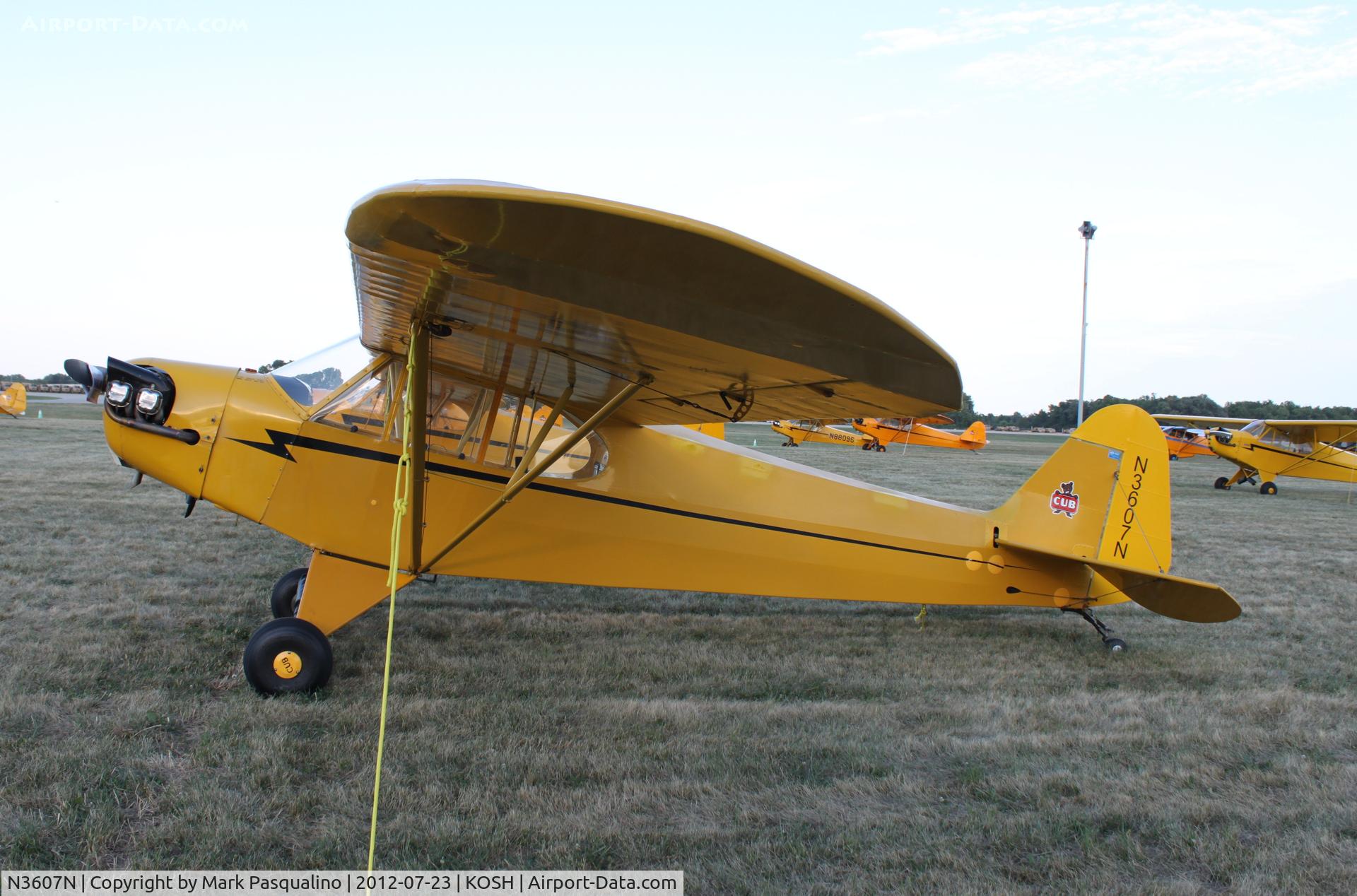 N3607N, 1947 Piper J3C-65 Cub C/N 22856, Piper J3C-65
