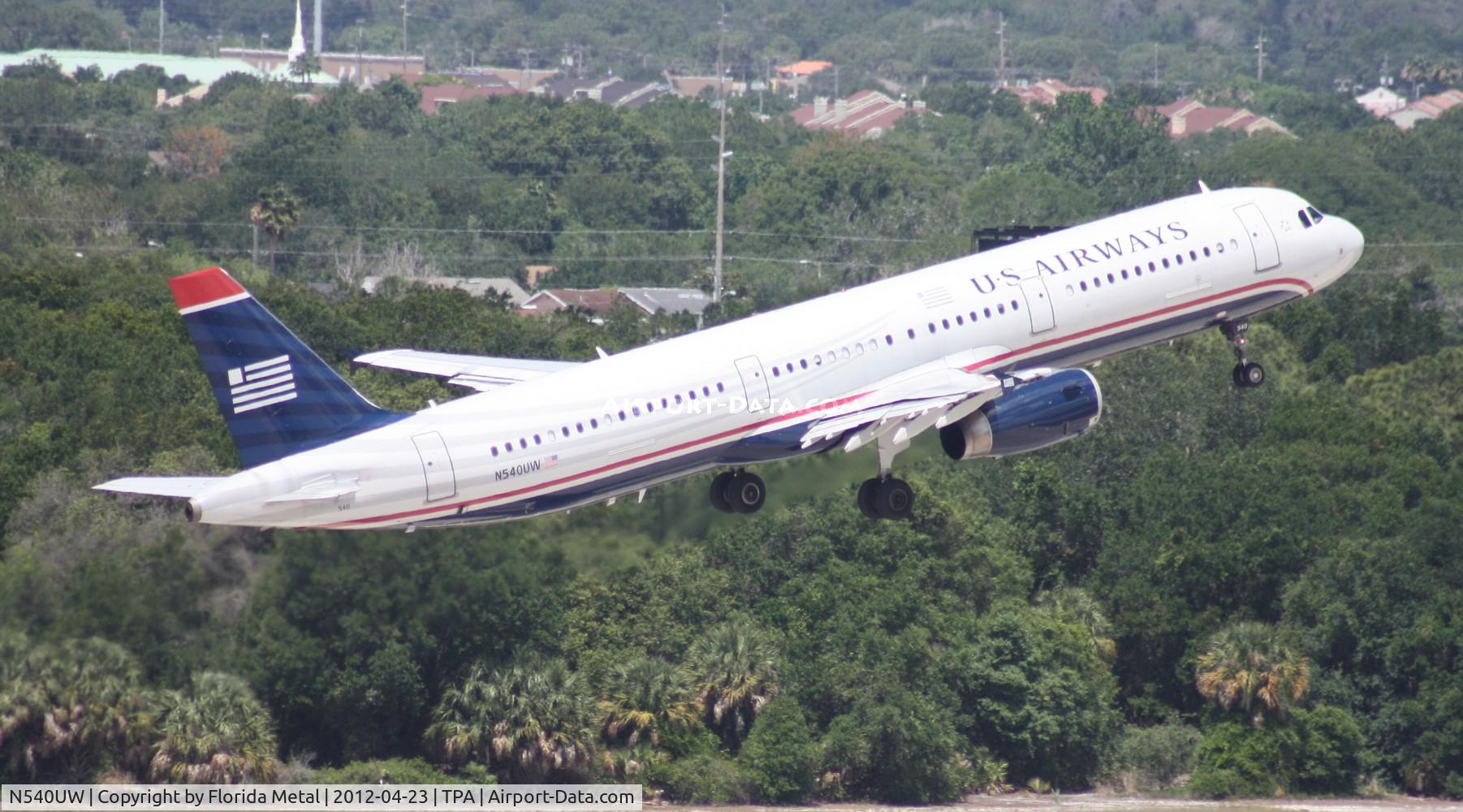 N540UW, 2009 Airbus A321-231 C/N 4107, US Airways A321