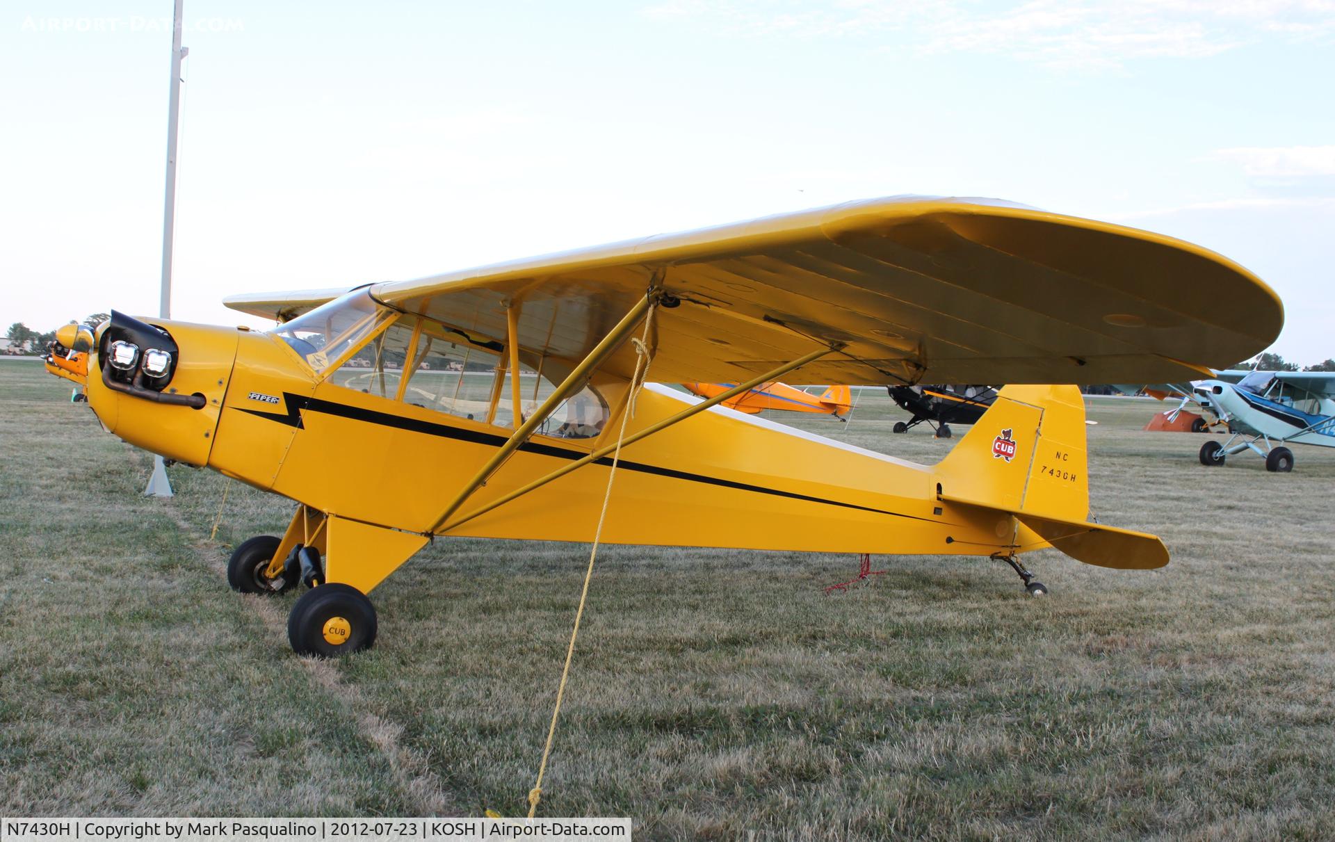 N7430H, 1946 Piper J3C-65 Cub Cub C/N 20695, Piper J3C-65