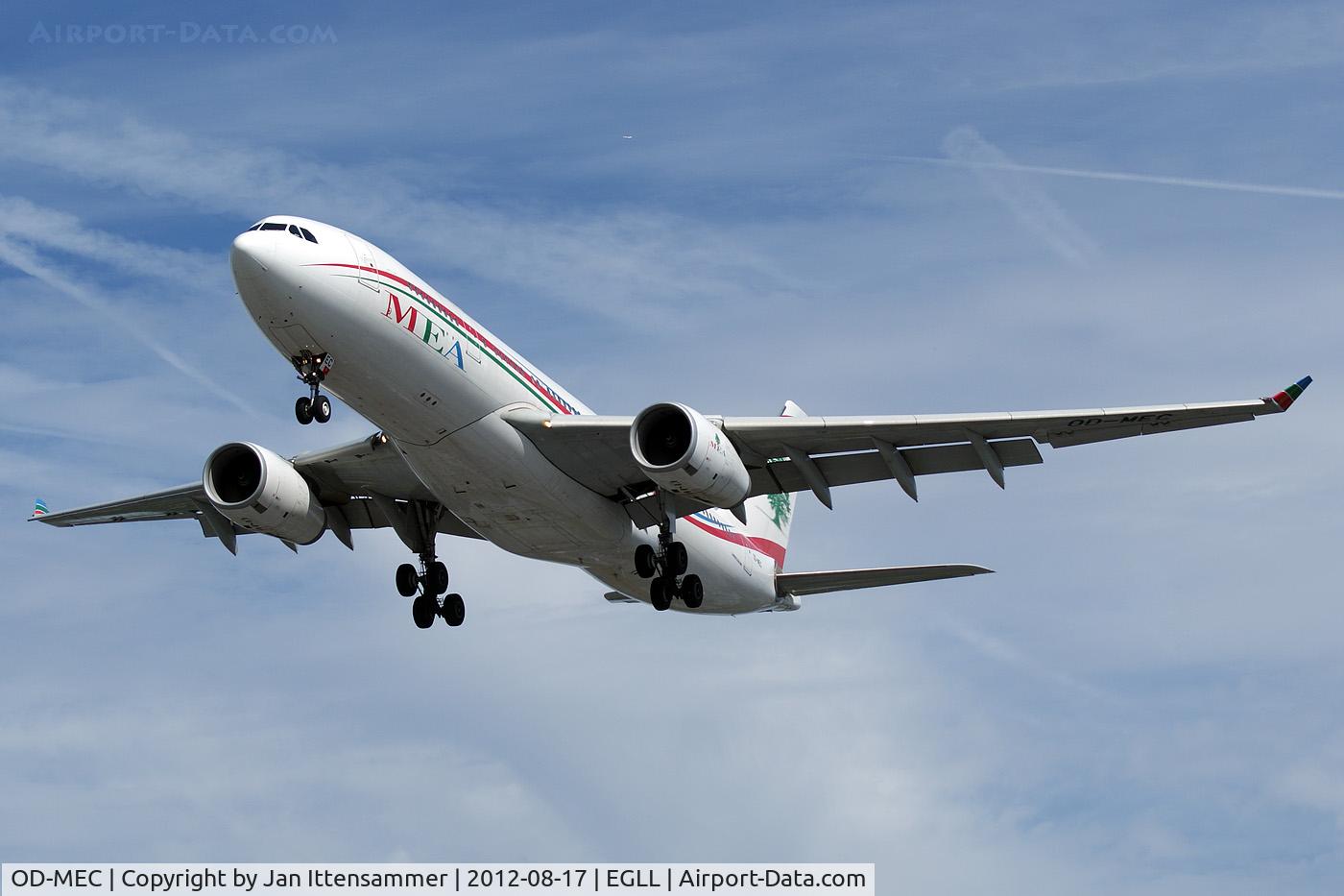 OD-MEC, 2009 Airbus A330-243 C/N 995, OD-MEC @ EGLL