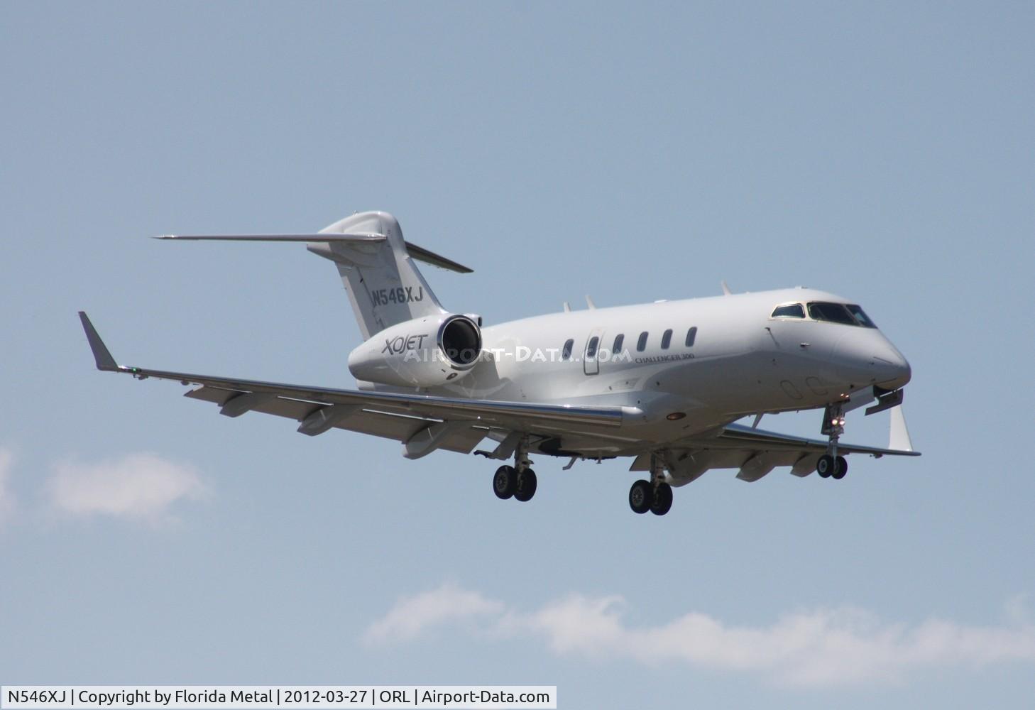 N546XJ, 2009 Bombardier Challenger 300 (BD-100-1A10) C/N 20280, Challenger 300