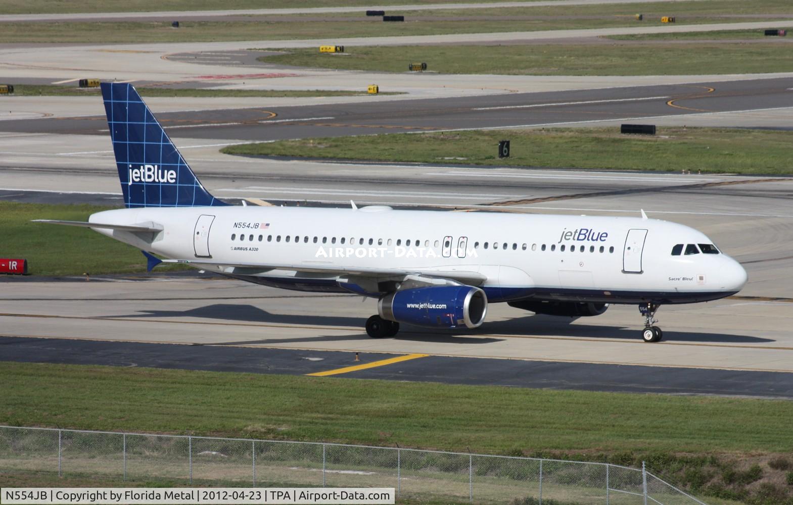N554JB, 2002 Airbus A320-232 C/N 1898, Jet Blue A320