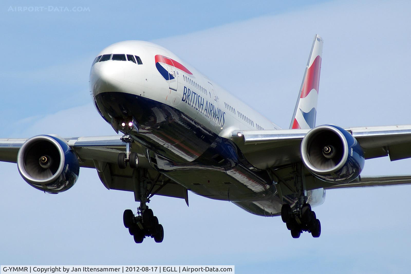 G-YMMR, 2008 Boeing 777-236 C/N 36516, G-YMMR @ EGLL