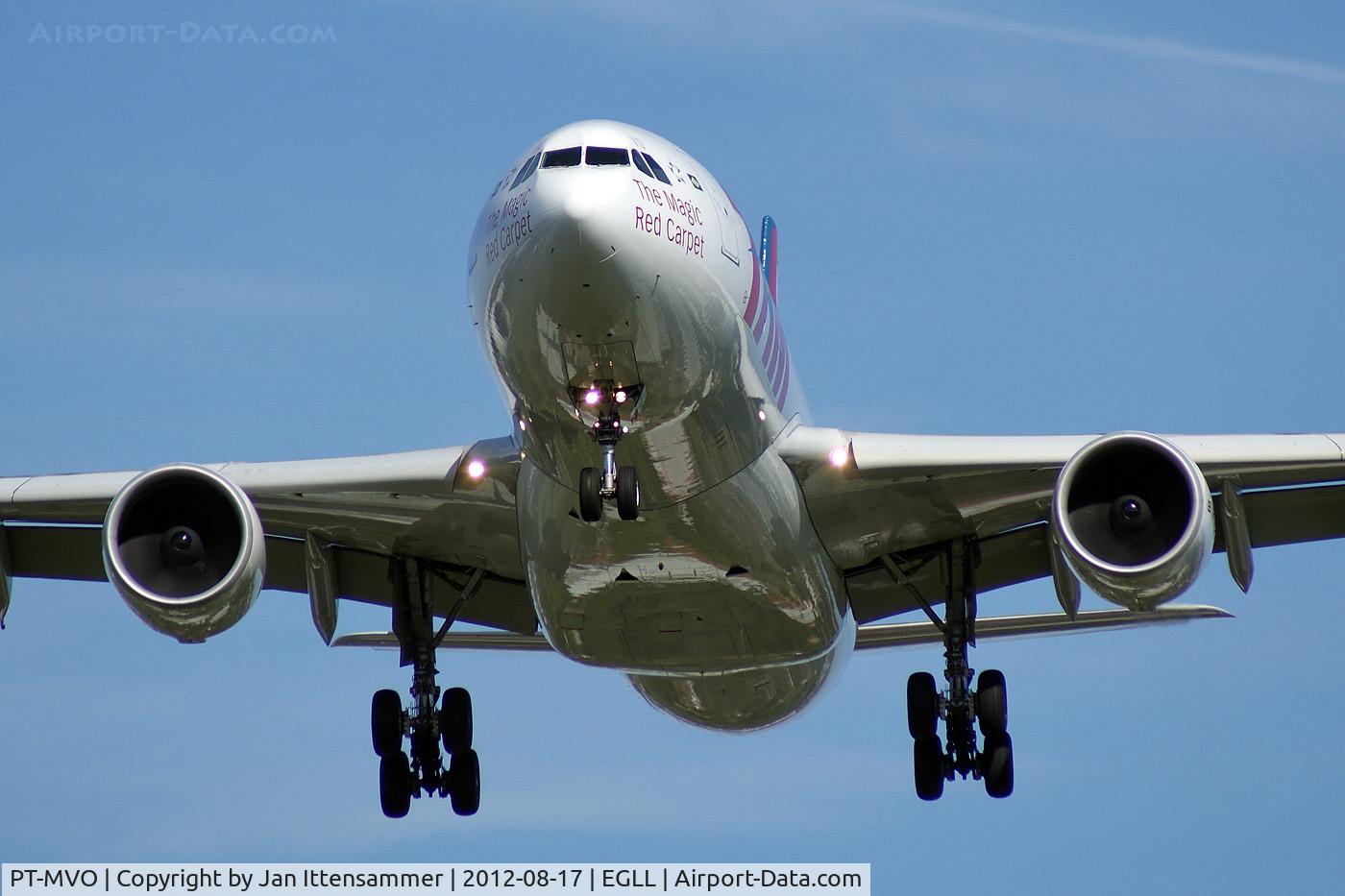 PT-MVO, 2008 Airbus A330-223 C/N 0949, PT-MVO @ EGLL